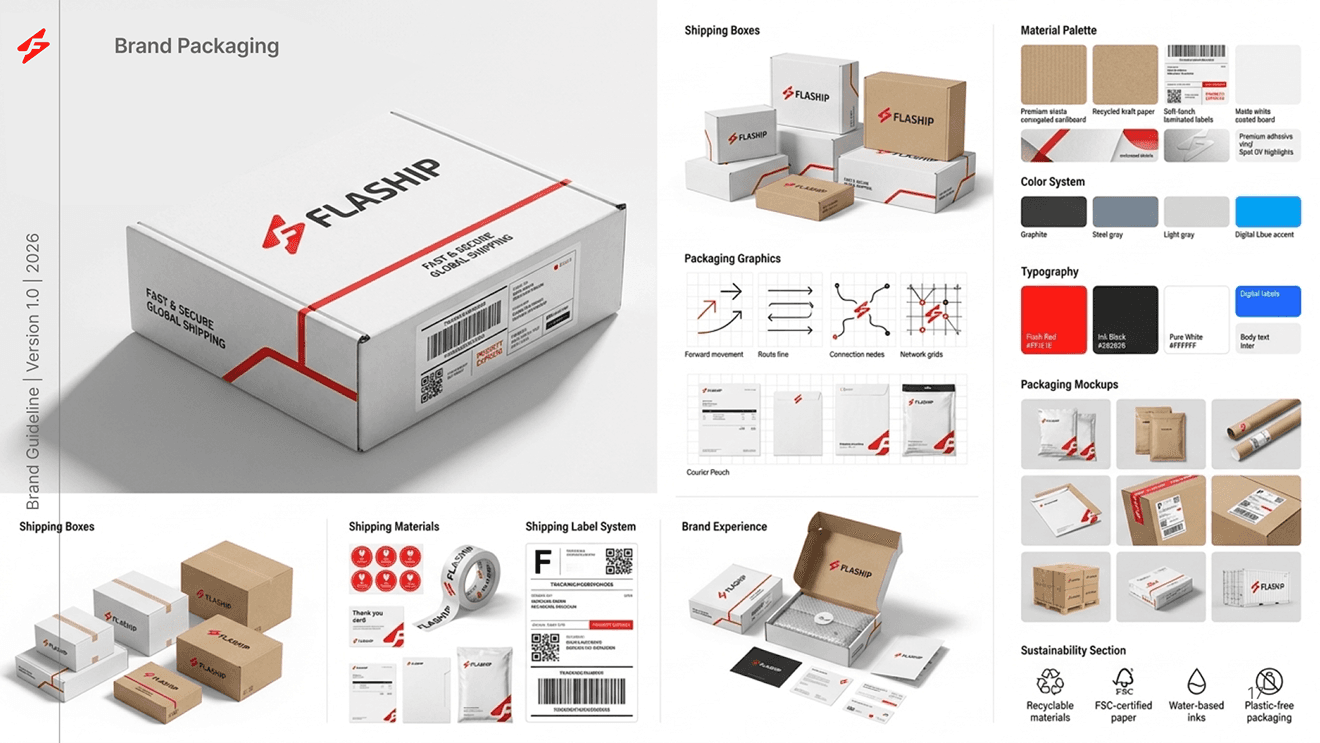 Flaship brand packaging