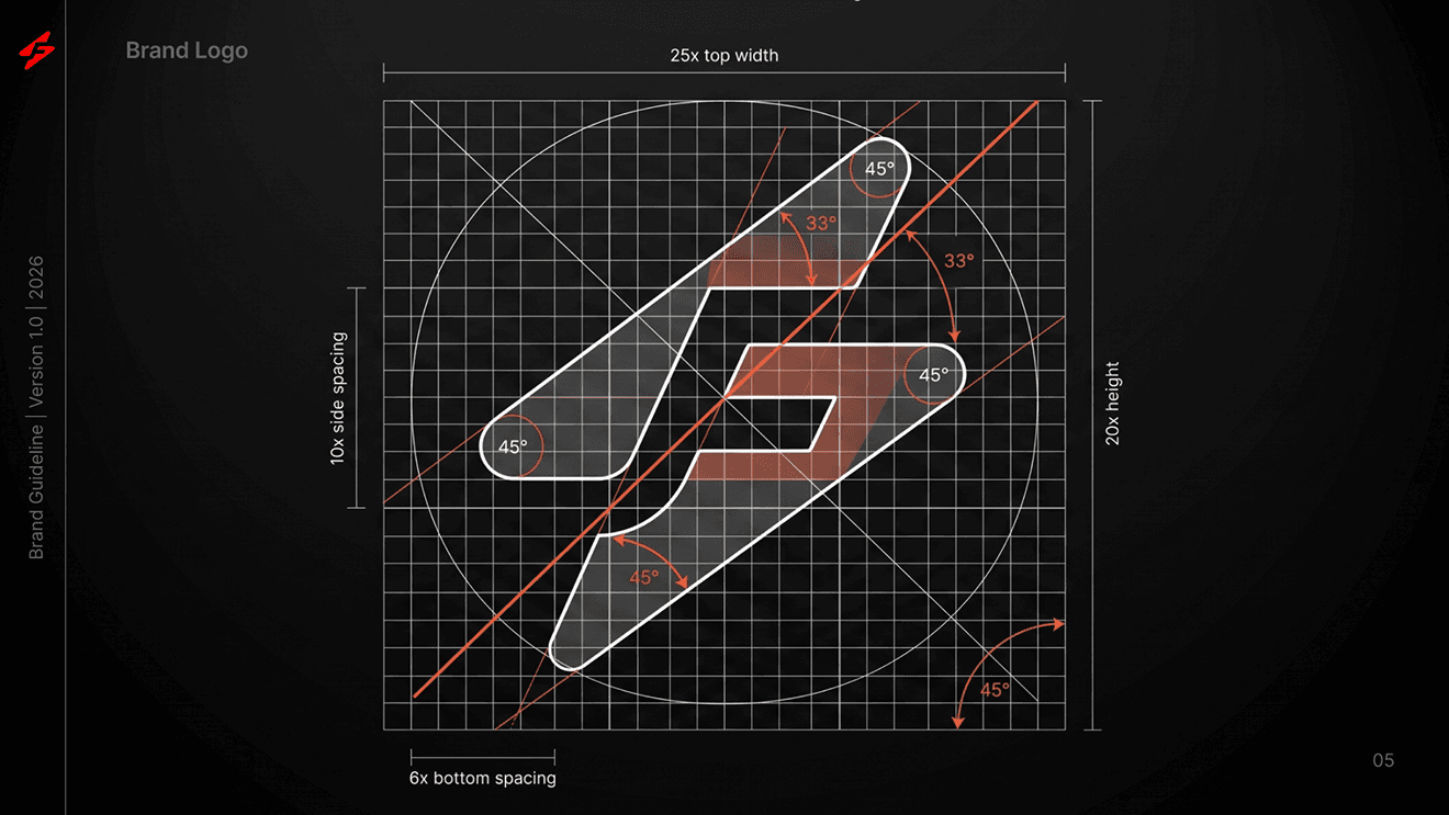 Flaship logo design grid