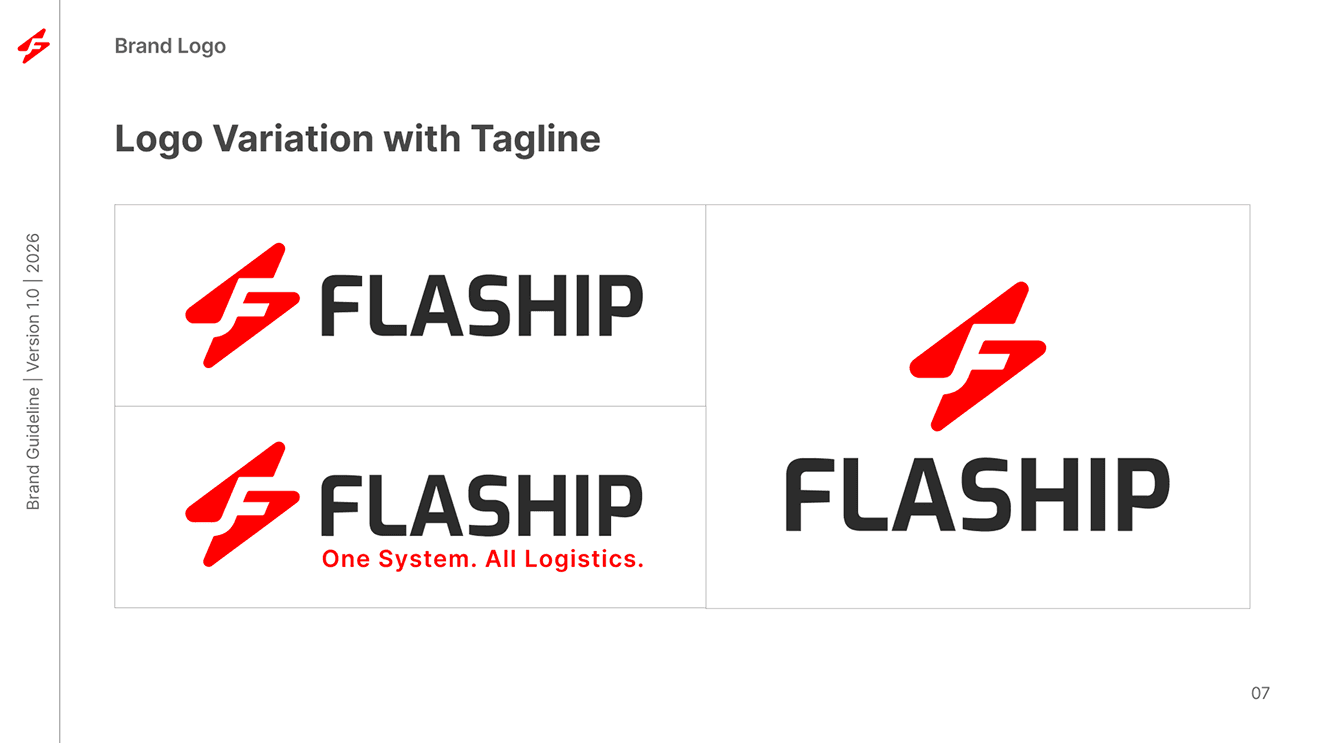 Flaship logo variations