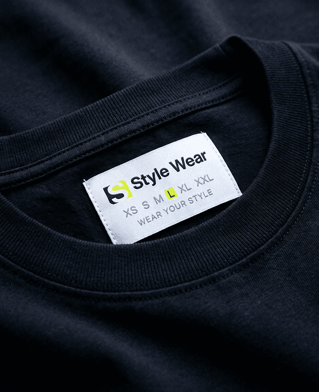 Clothing label closeup